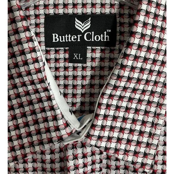 Buttercloth Men's Size XL Regular Fit Button Down Long Sleeve Ombré Shirt - Picture 7 of 9